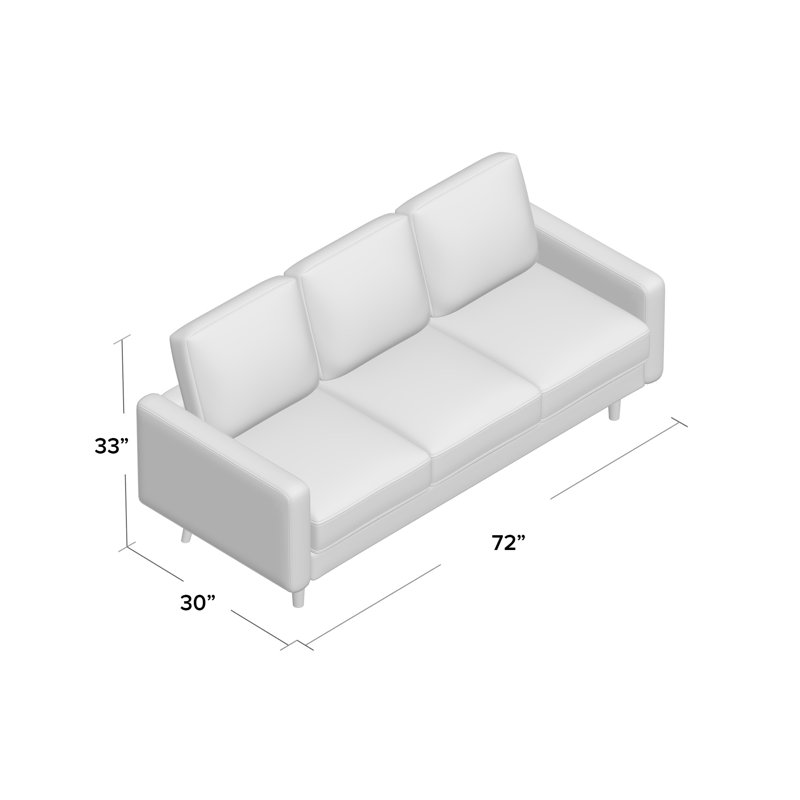 Lueck 72'' Velvet Sofa, Green Velvet