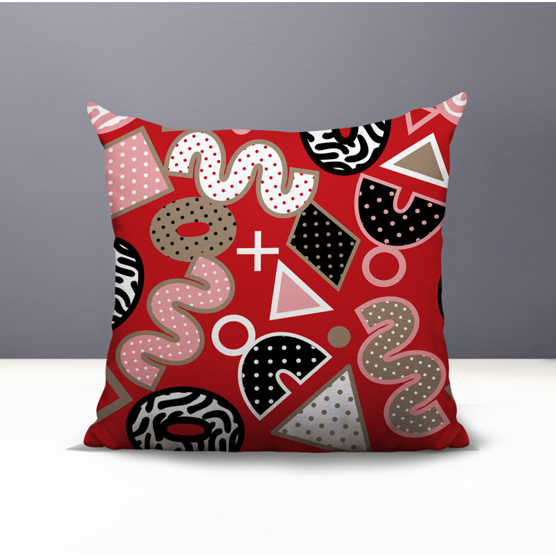 Oreiller carré réversible intérieur / extérieur Zyra
