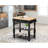 Black Kitchen Island