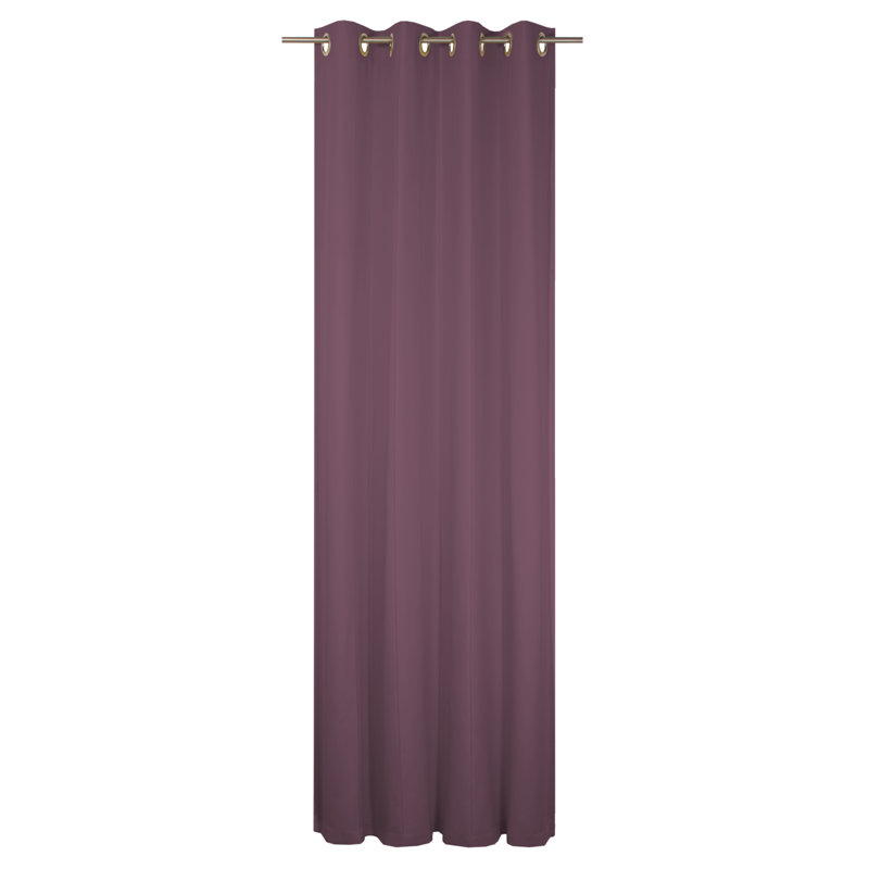 Pearce Eyelet Single Curtain, opaque, Lila, 132cm Width x 150cm Drop