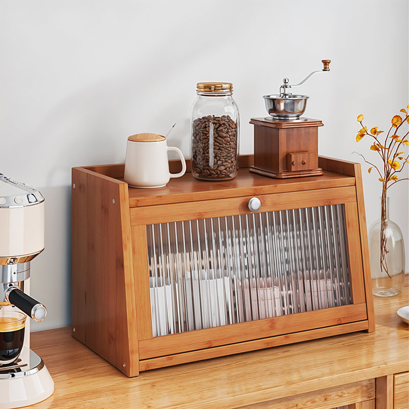 Freestanding Bamboo Spice Rack