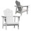 Chaise Adirondack en plastique PEHD résistant aux intempéries Devito-170178741