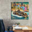 «Steampunk Speedboat In Miami» par Rey Klimt, art mural sur toile-1990633830