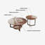 Ensemble de tables basses Modern
