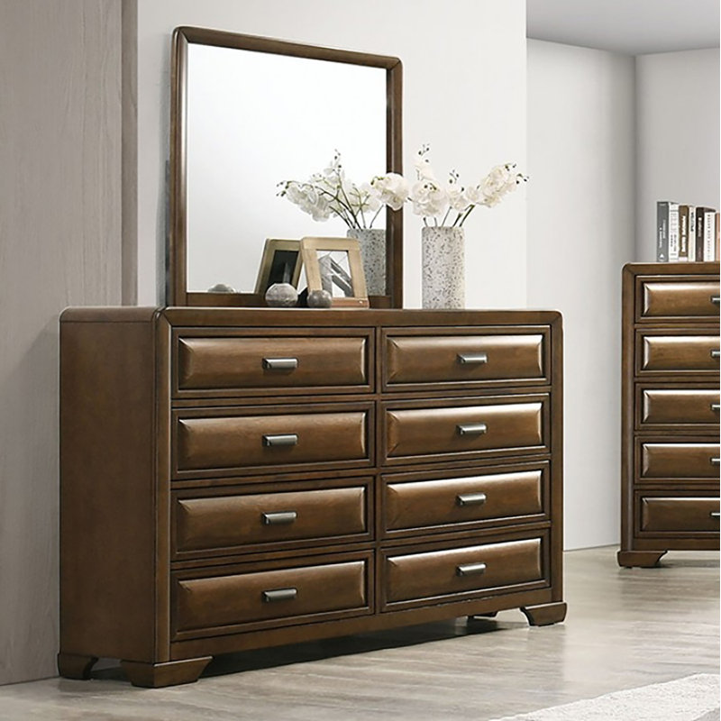 Commode 8 tiroirs avec miroir Hawkin