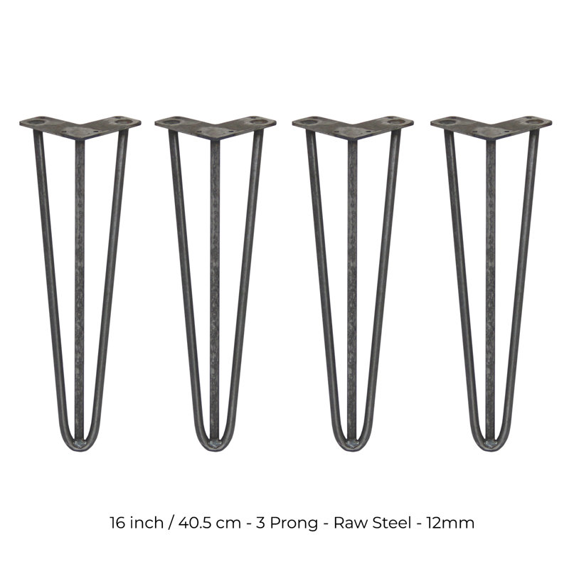 Thrailkill Table Leg, Silver, 40.64cm H x 11cm W x 8cm D