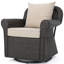 Chaise de patio avec coussin Melinda