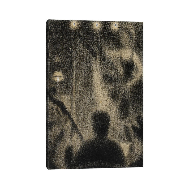 Au Divan Japonais 1887-1888 by Georges Seurat - Wrapped Canvas Print, 20.32 cm H x 30.48 cm W