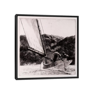 « the cat bateau, 1922 » par edward trémie, reproduction d’art sur toile
