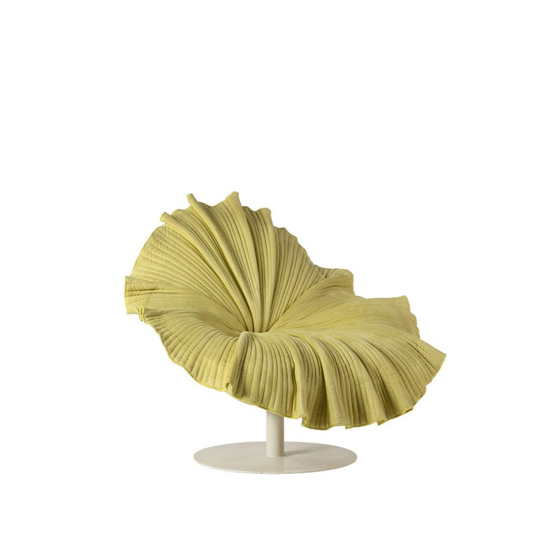Bloom Chair, Lime Green, White