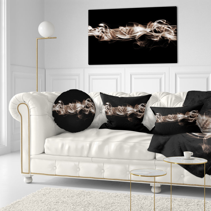 Coussin Fractal White Smoke