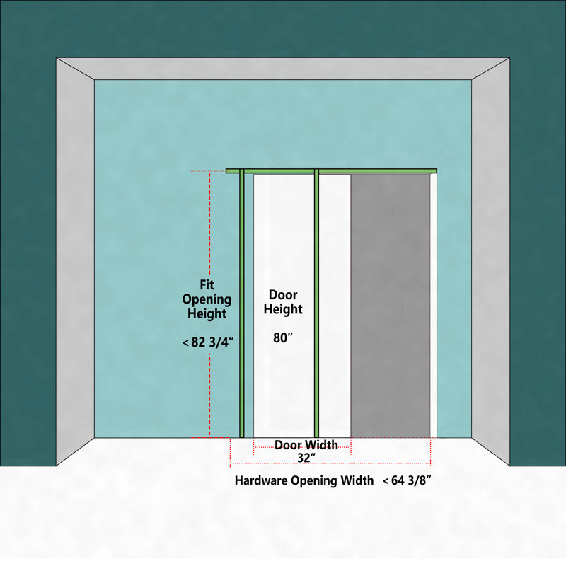 Porte coulissante à gousset - Porte intérieure en panneau de fibres à densité moyenne avec verre givré 10 Lite pour la maison et le bureau