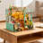Diy Miniature House Kit Wooden Doll House With Led Lights, Handmade Mini Home Building Set, Creative Craft Kit For Adults, Perfect For Home Decor & Unique Gifts