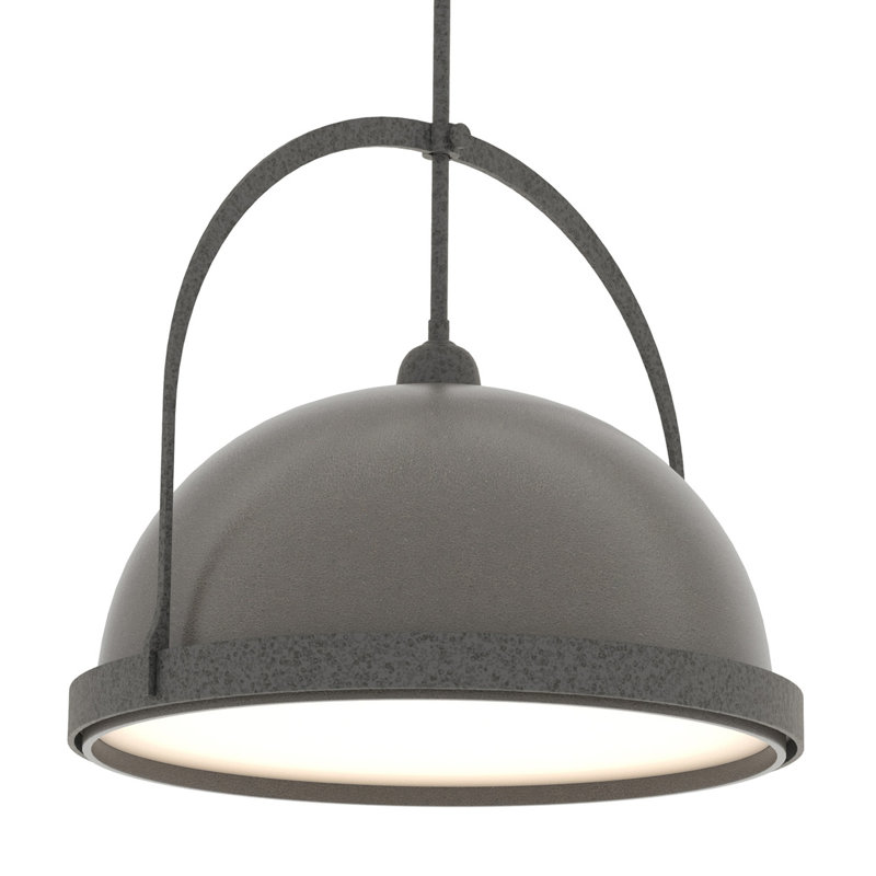 Atlas 1 - Light Single Dome Pendant, 22.3" - 67.3", Dark Smoke, Oil Rubbed Bronze