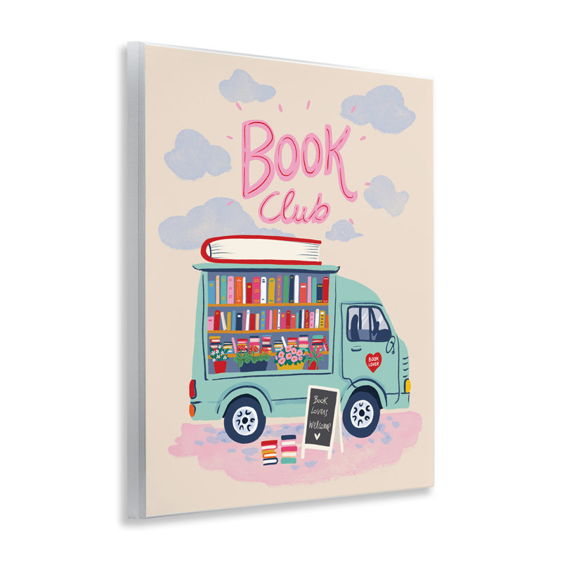 «Book Club Travelling Shop», art mural, par Be Ni La