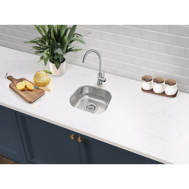 Undermount Single Bowl Stainless Steel Kitchen Sink