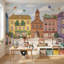 Papier peint carré Town Town-1098380209-1098380210