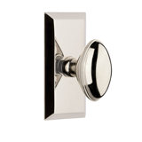 Grandeur Concealed Screw Mechanism Oval Knob with Rectangle Rosette