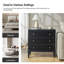 Taesan Transitional  27'' W 3-Drawer End Table with Charging Station and Solid Wood Legs-817892352