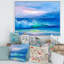 «Blue Waves Breaking At The Beach II», peinture sur toile-59282149-59523632