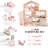 Large Wooden Dollhouse, Doll Villa With Furniture, With Elevator, Garage, Pavilion, And Swimming Pool, Gift For Children Aged 3, 4, 5, 6 And Up-105311048