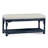 Summer Retreat Wicker Shelf Storage Bench-71425198-71425234