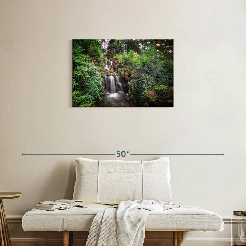 Alvord, Cascade des Jardins du Thabor, Rennes, H 20 po x l 30 po