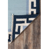 Thompson Wool Area Rug in Blue