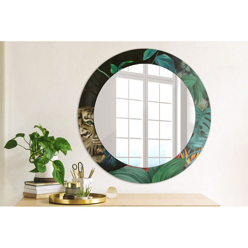 Huldar Glass Flat Wall Mirror