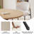 46.4" Round Table Set Of 4 , Modern Kitchen Table Set, Mdf Dining Table With Dining Chairs-1402812779