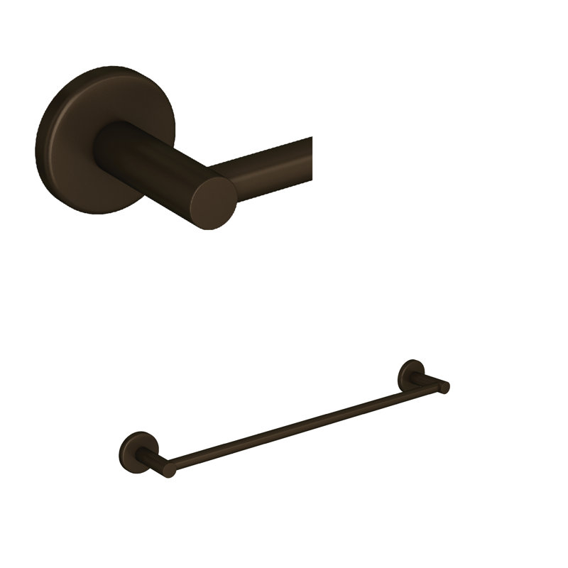 Lombardia® Towel Bar, Tuscan Brass, 2" H x 18" L x 2.75" D