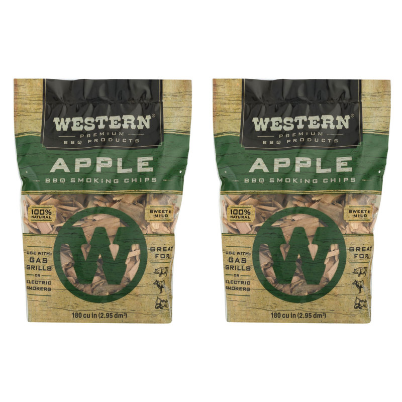 Western BBQ 7 Lb. Smoking Chips, 4, 12" H x 9" W x 4" D
