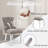 Velvet Tufted Upholstered Parsons Dining Room Chair-107726644