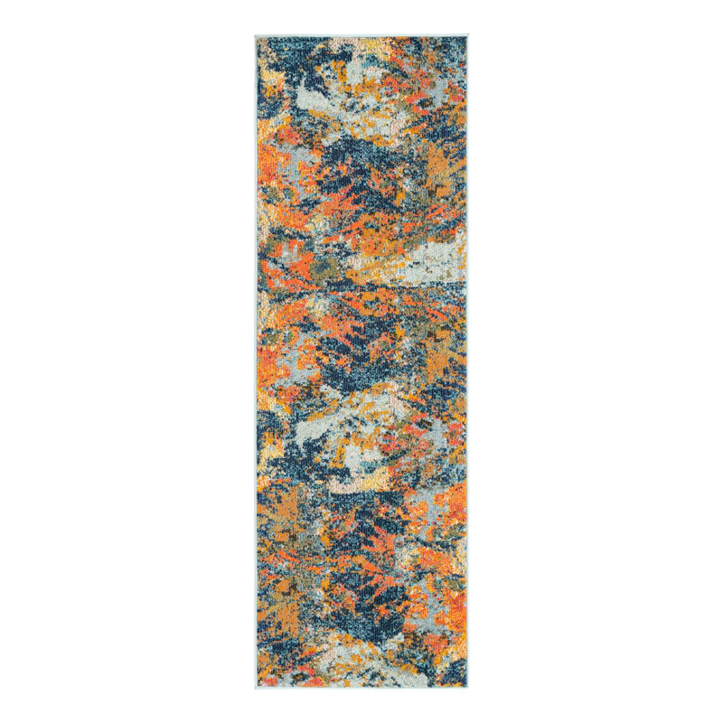 Washable Indoor Rug, Runner 2' x 6'