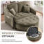 Upholstered Chenille Armchair-2053788169