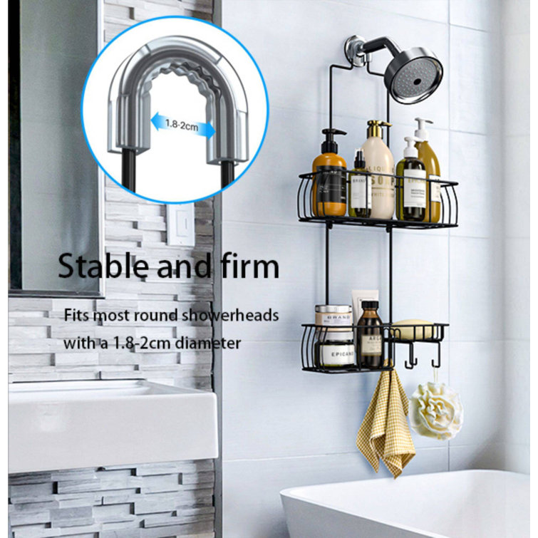 Hanging Stainless Steel Shower Caddy Everly Quinn