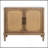 Woven Cane Accent Cabinet