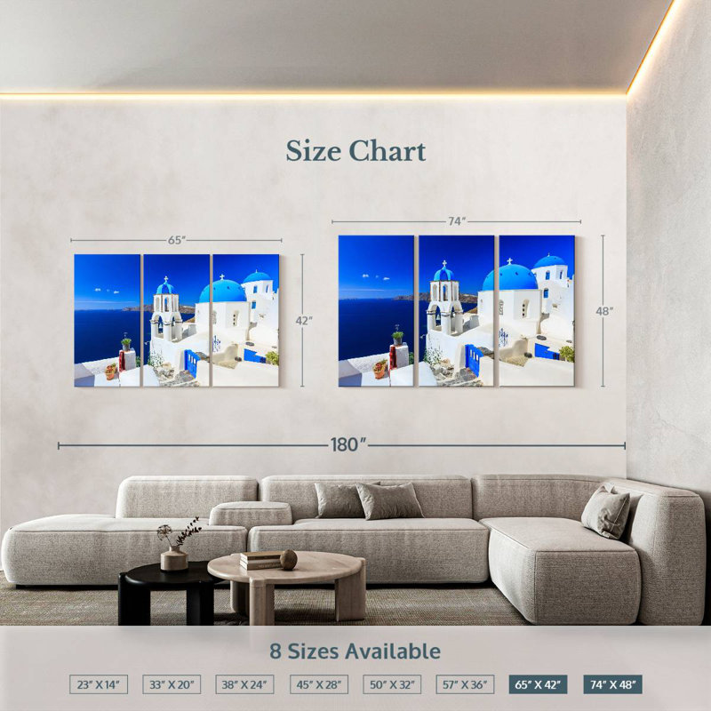Gillard Oia Village Santorini, H 42 po x l 65 po