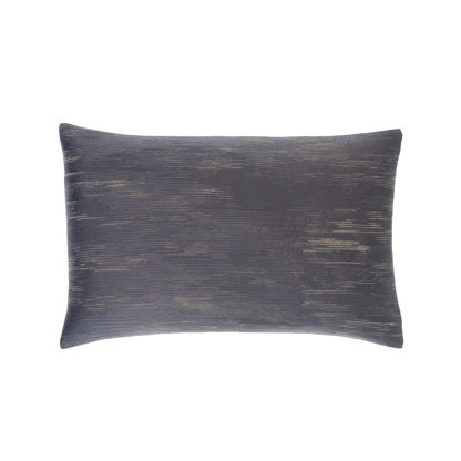 Luscious Grey Platinum Silk Velvet Decorative Throw Pillow