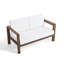 Canapé d'extérieur en bois massif pour patio-35154849