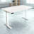 Skyscraper Electric Height Adjustable Standing Desk, Dual Motor and Digital Control with Memory, 60x30, White Top with White Frame-1191903530-1076506107