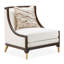 Belmont Place Accent Chair - Cream/espresso