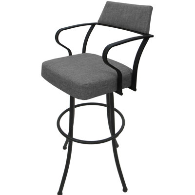Katleen Swivel Upholstered Counter Stool