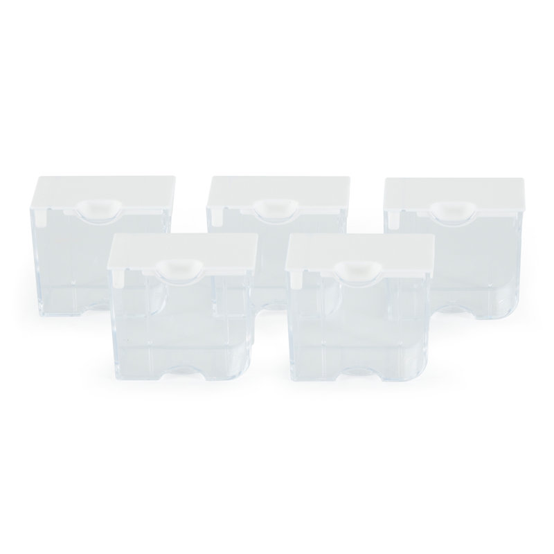 Elizabeth Ward Bead Storage Solutions 5 Piece Craft Supplies Containers, Medium, 6