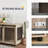 Furniture Style Crate with 2 Doors