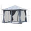Milanna 4m x 3m Steel Party Tent