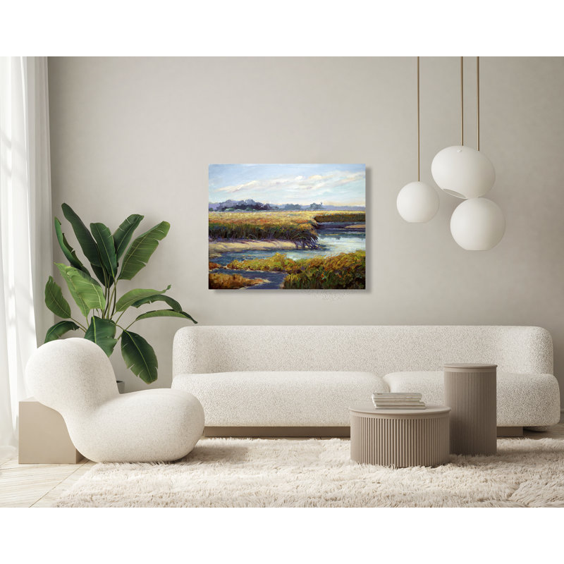 Kiawah Marsh Waterway Print, 30" H x 40" W x 2" D, Unframed