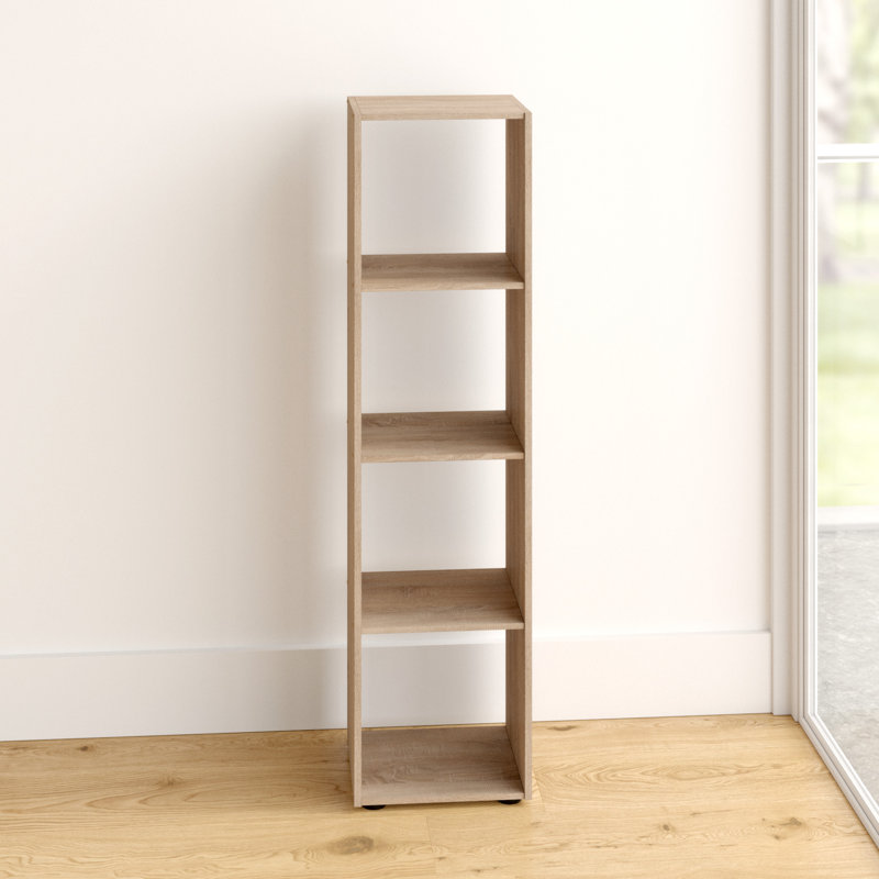 Mega 36.5cm W Wood-Based Material Cube Bookcase, Oak