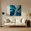 Art mural en métal «Lyrical Abstraction 12 Green»-660267311