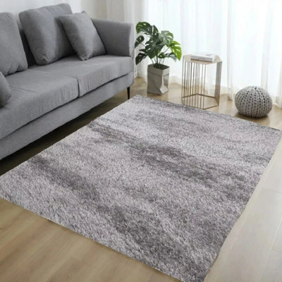 York Rug Silver Grey